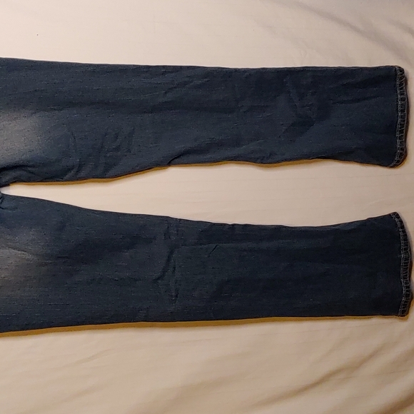 Joe Boxer Button Fly Denim Jeans Size 15 Womens distressed - Picture 14 of 16